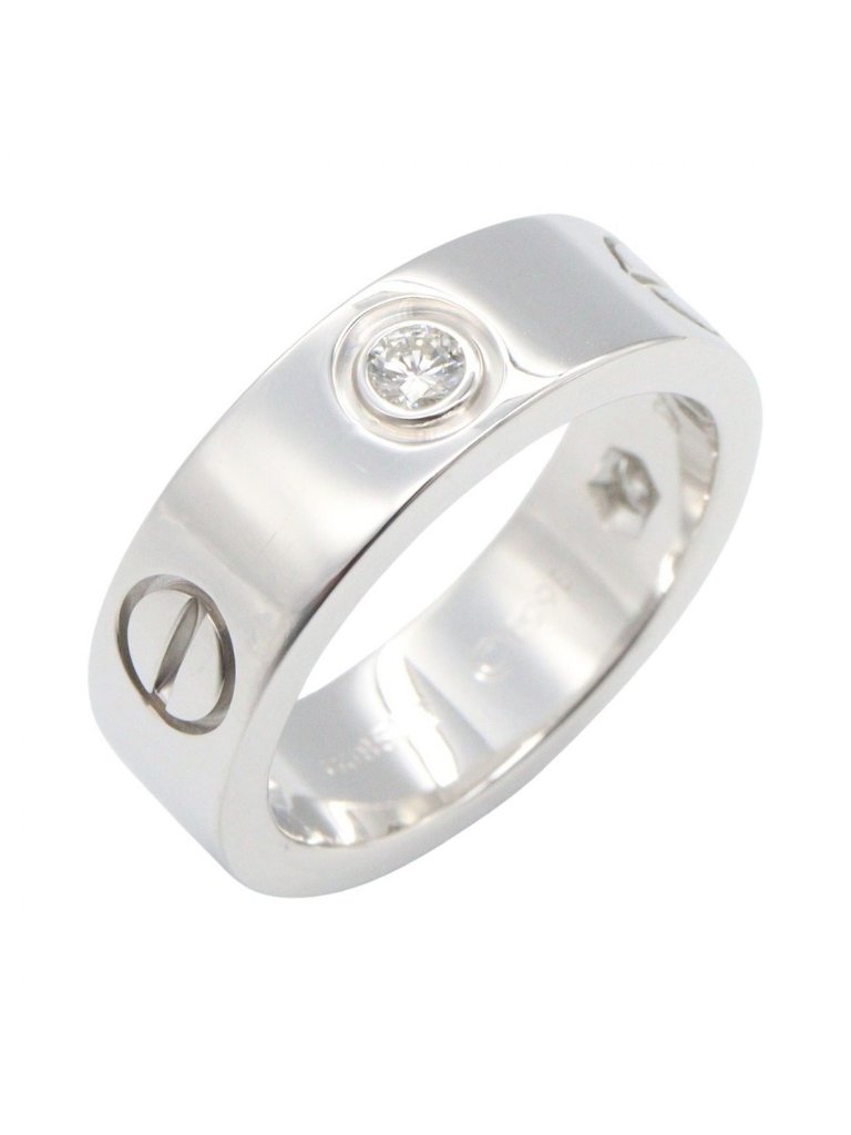 Cartier Ring Love 18k White Gold Diamond 4215$